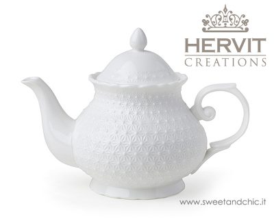 Hervit - Teiera Porcellana bianca