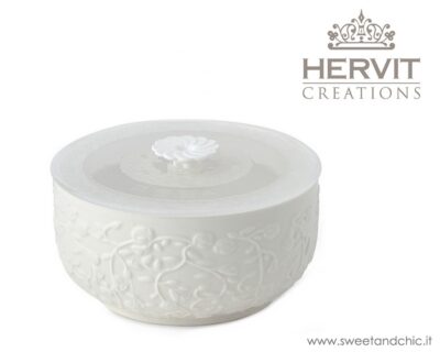 Hervit - Contenitore Porcellana bianca Romance