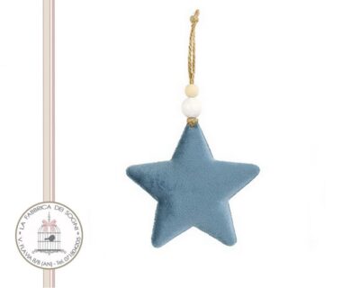 Stellina velluto Avio