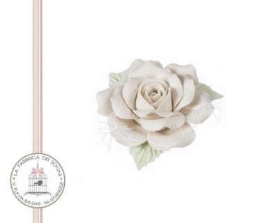 Magnete Rosa opaco bianco