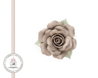 Magnete Rosa opaco tortora