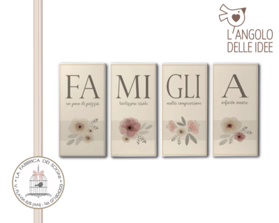 L'Angolo delle Idee - Set quattro tavole Famiglia