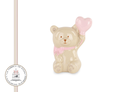 Orsetto Rosa in Porcellana