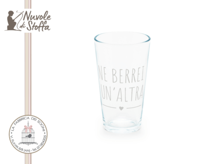 Nuvole di Stoffa - Set 6 Bicchieri da birra "Ne berrei un'altra"