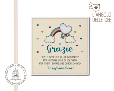 L'Angolo delle Idee - Calamita Grazie Insegnante Ti Vogliamo Bene