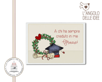 L'Angolo delle Idee - Calamita orizzontale Laurea