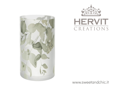 Hervit – Vaso in vetro giallo Botanic