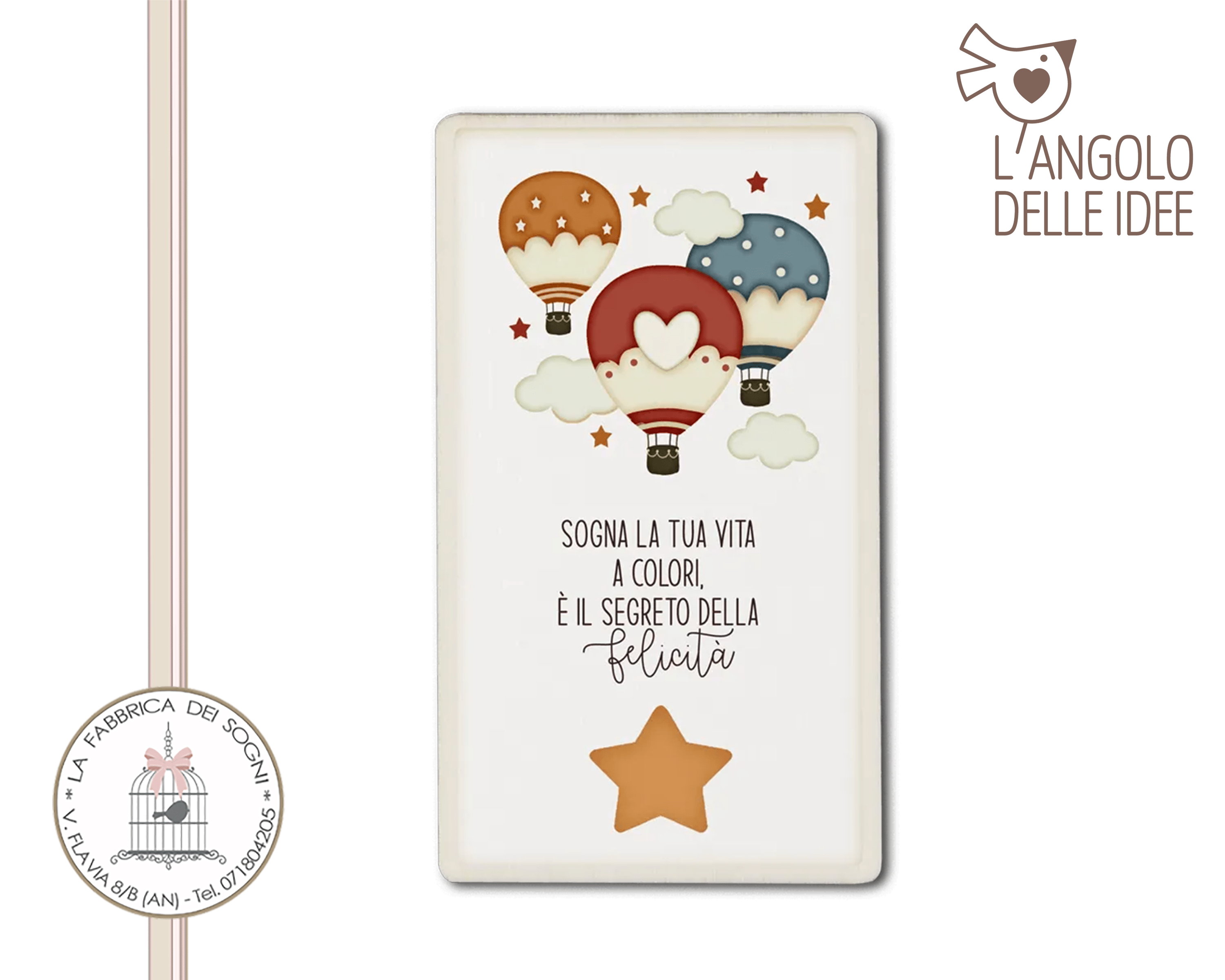 angolo delle idee calamita mongolfiera vita colori