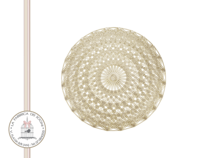 Sottopiatti oro Natale