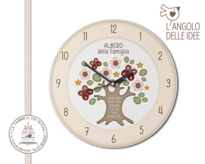 L'Angolo delle Idee - Orologio Albero della Famiglia