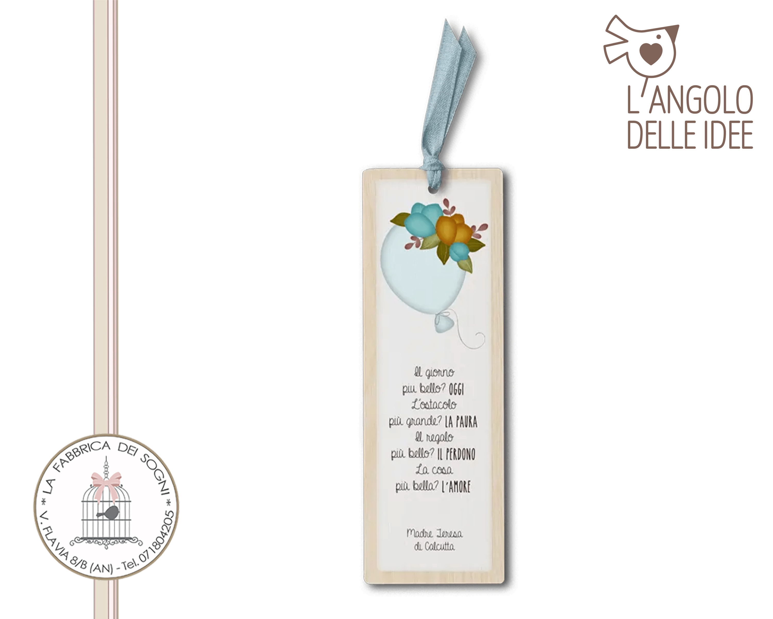 angolo delle idee segnalibro madre teresa il giorno piu bello