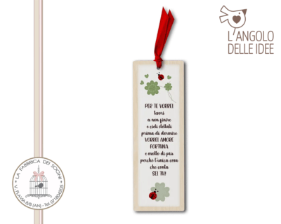 L’Angolo delle Idee – Segnalibro Per te vorrei