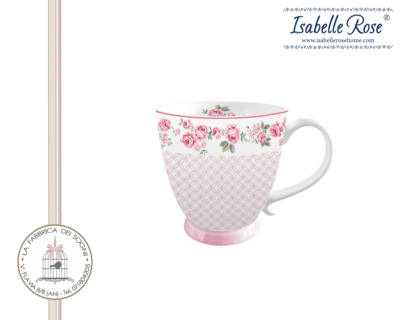 Mug in porcellana con fiori della linea Lucy di Isabelle Rose