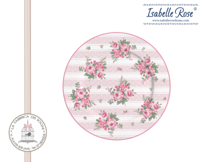 Piatto da dessert in porcellana della linea Abby di Isabelle Rose