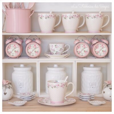 isabelle rose rosa tazzine orologi