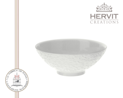 Hervit – Ciotola Porcellana bianca Romance