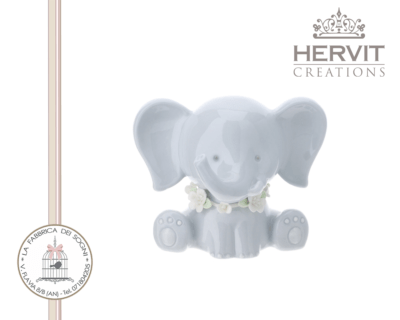 Hervit – Elefantino in porcellana celeste