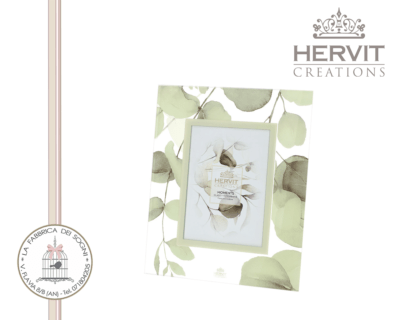 Hervit – Cornice piccola in vetro Botanic gialla