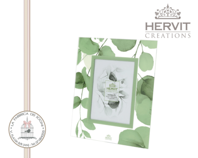 Hervit – Cornice grande in vetro Botanic verde