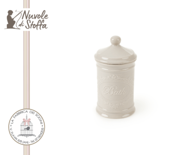 Nuvole di Stoffa – Barattolo Bath Grigio