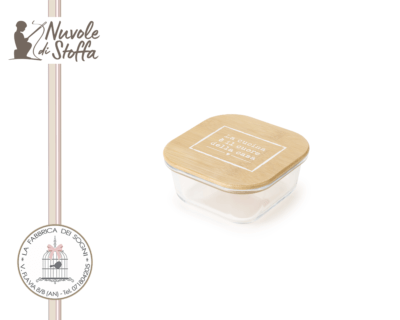 Nuvole di Stoffa - Contenitore in vetro piccolo