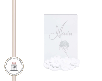 Portafoto Fiori resina Medio - Bomboniera