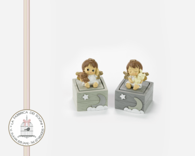 Scatolina Portagioie Angioletto - Bomboniera