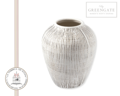 Greengate – Vaso flute Bianco sporco Grande