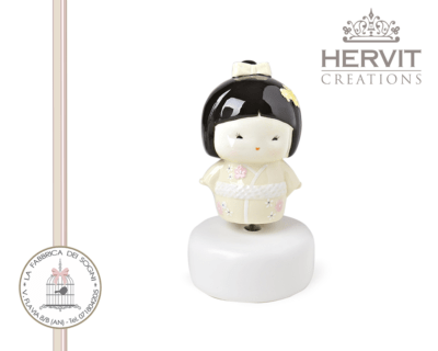 Hervit – Carillon Porcellana Kimono Sakura Giallo