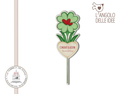 L’Angolo delle Idee – Fiore Quadrifoglio Congratulazioni