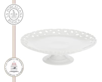 La Porcellana Bianca – Alzata traforata grande Valentino