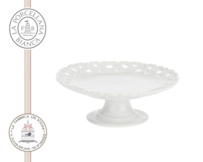 La Porcellana Bianca – Alzata traforata piccola Valentino