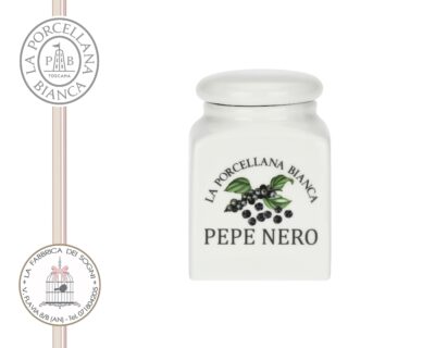 La Porcellana Bianca – Barattolo Pepe Nero
