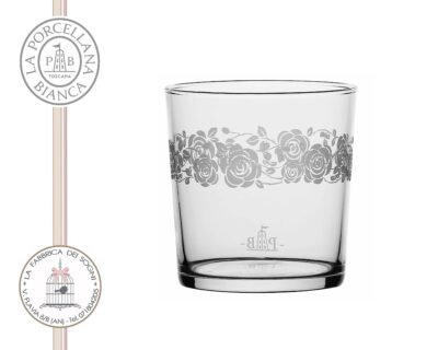 La Porcellana Bianca - Set 6 Bicchieri Babila Rose