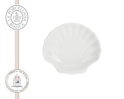 La Porcellana Bianca – Piattino Conchiglia Elba