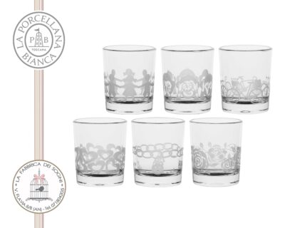 La Porcellana Bianca - Set 6 Shottini Babila