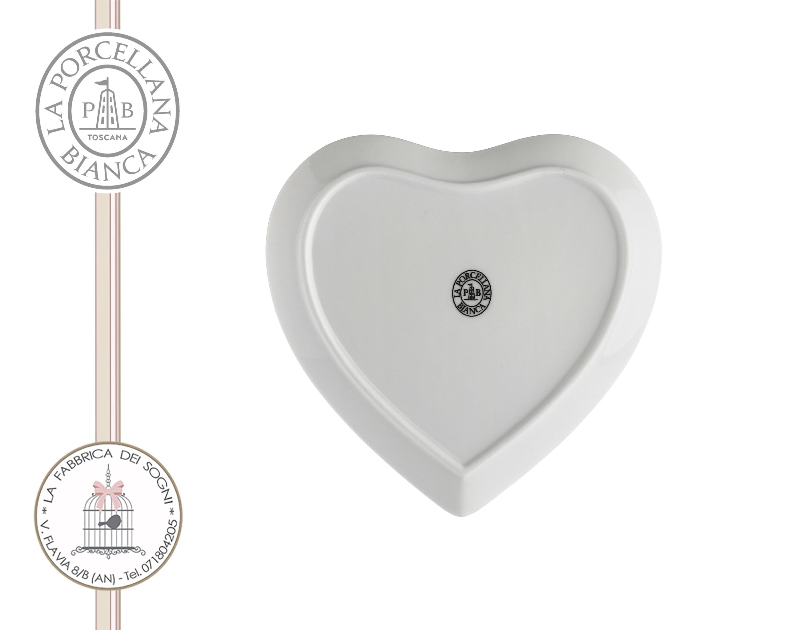 la porcellana bianca set due piatti dolce cuore cupido 2 scaled