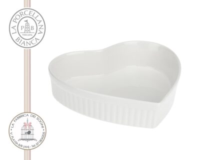 La Porcellana Bianca - Teglia Cuore Cupido