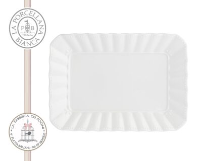 La Porcellana Bianca – Vassoio Rettangolare Ducale 27x19