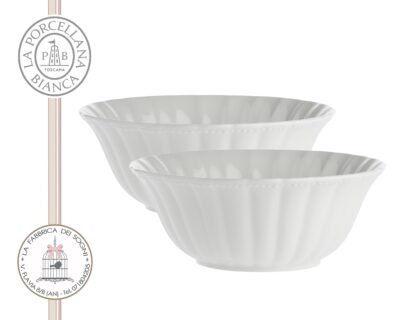 La Porcellana Bianca - Set 2 Insalatiere Ducale