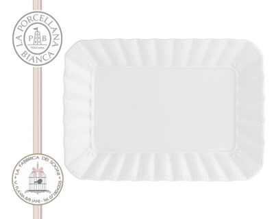 La Porcellana Bianca - Vassoio Rettangolare Ducale 35x26