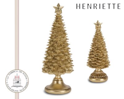 Henriette - Albero di Natale Glitter Oro