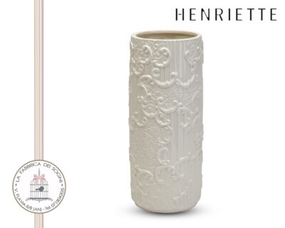 Henriette – Vaso grande Dentelle Bianco